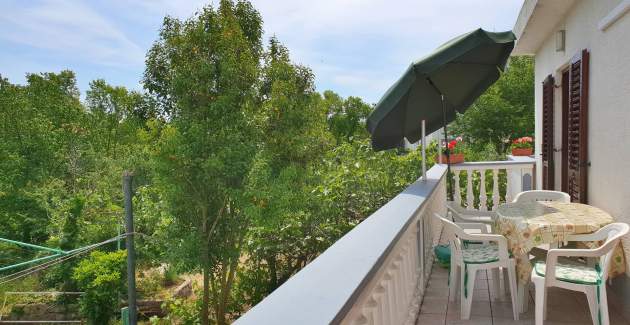 Apartment Bijelic A4 – Balcony