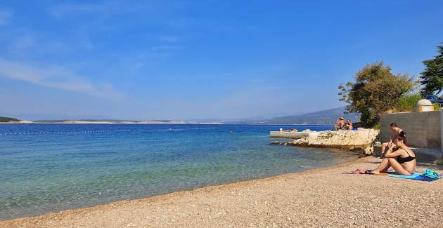 Apartment Tiha Lili 1 – 10 m from Beach, Sea View