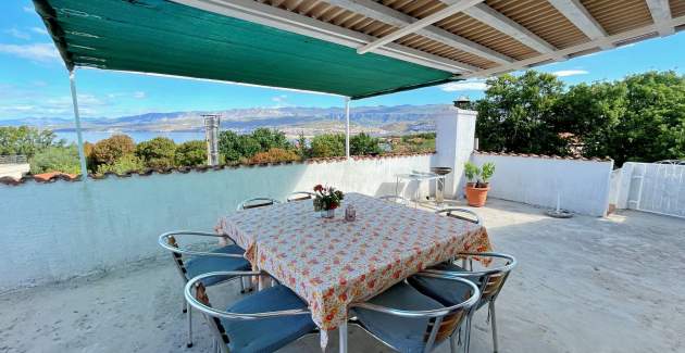 Appartamento Srdoc – terrazza e vista mare
