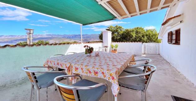 Appartamento Srdoc – terrazza e vista mare