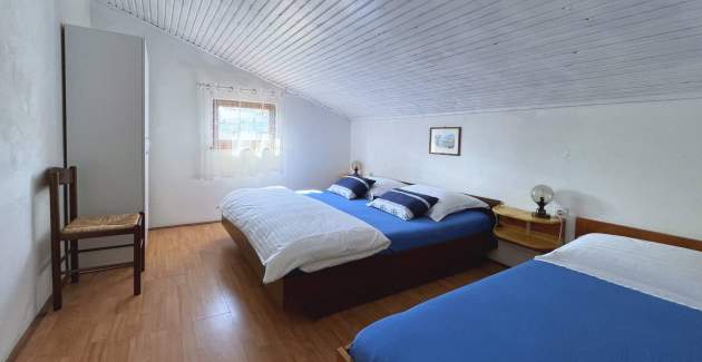 Appartamento Srdoc – terrazza e vista mare