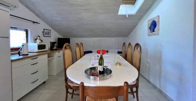 Appartamento Srdoc – terrazza e vista mare