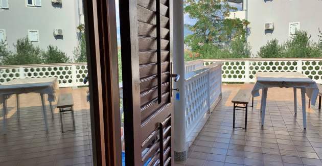 Apartman Volarić A8 – pogled more, 160 m od mora