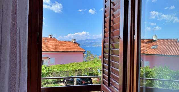 Apartman Volarić A8 – pogled more, 160 m od mora