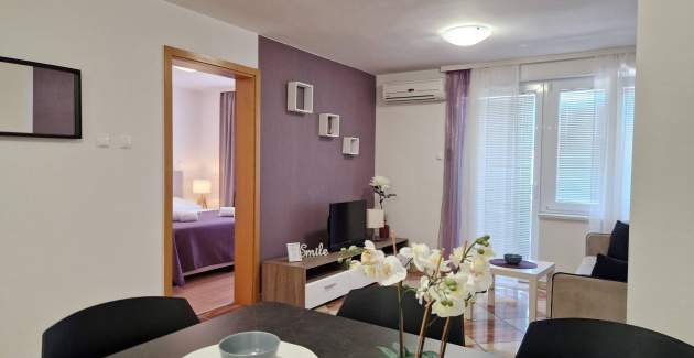 Apartment Brnic AQ 1 - with Balcony, 90 m from the Beach