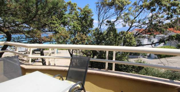 Apartman Mrkus more - s balkonom i pogledom na more, blizu plaže