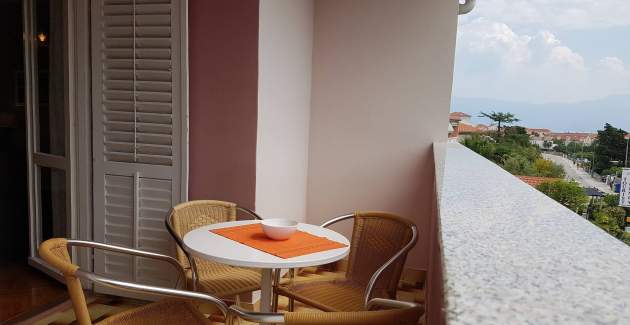 Apartman Gabrijela za 4–6 osoba – s balkonom, 450 m od plaže