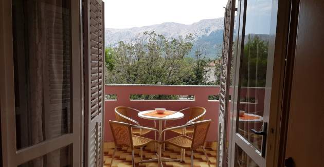 Apartman Gabrijela za 4–6 osoba – s balkonom, 450 m od plaže