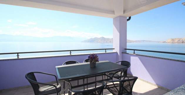 Apartment Lavanda Nr. 1 – am Meer, mit Meerblick