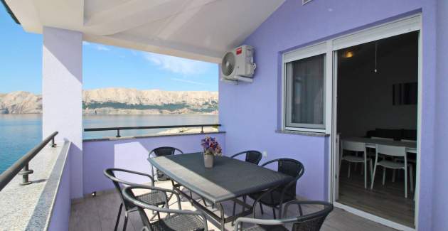 Apartment Lavanda Nr. 1 – am Meer, mit Meerblick