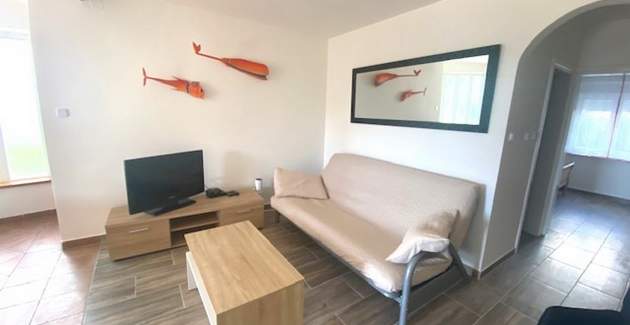 Apartman Sea Side Punat A2 Crv. – 300 m od mora