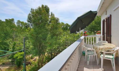 Apartment Bijelic A4 – Balcony